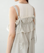 【S・Mサイズ展開】ギャザーオールインワン