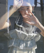 【S・Mサイズ展開】ギャザーオールインワン