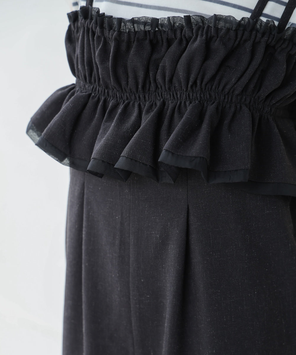 【S・Mサイズ展開】ギャザーオールインワン