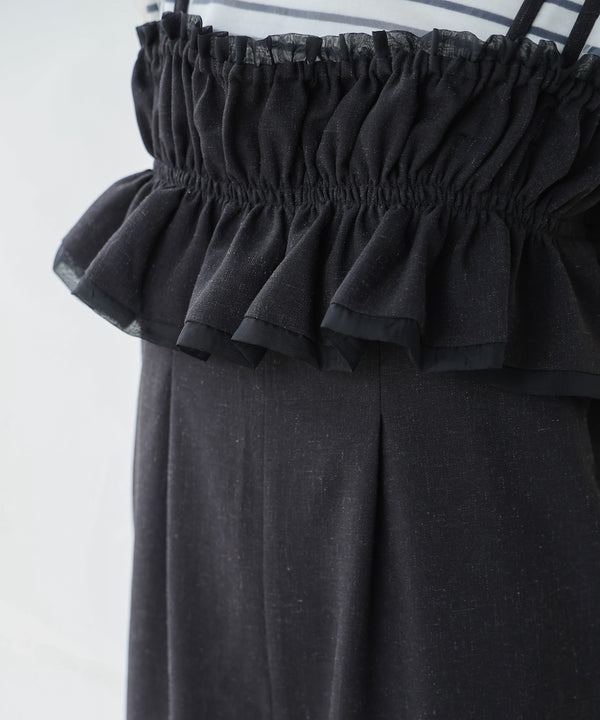 【S・Mサイズ展開】ギャザーオールインワン