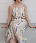 【S・Mサイズ展開】ウエストホールプリントワンピース