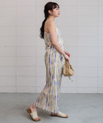 【S・Mサイズ展開】ウエストホールプリントワンピース