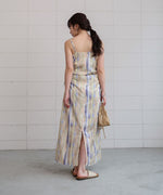 【S・Mサイズ展開】ウエストホールプリントワンピース