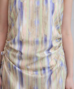 【S・Mサイズ展開】ウエストホールプリントワンピース