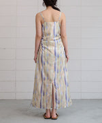 【S・Mサイズ展開】ウエストホールプリントワンピース