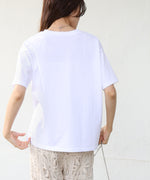 シアーレイヤードプリントＴシャツ