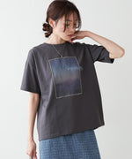 シアーレイヤードプリントＴシャツ