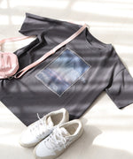 シアーレイヤードプリントＴシャツ