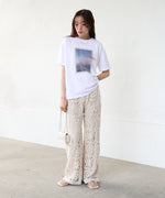 シアーレイヤードプリントＴシャツ