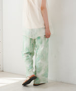 【S・Mサイズ展開】ニュアンスプリントストレートパンツ