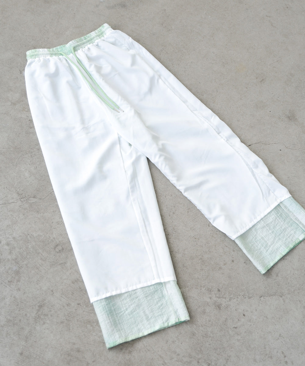 【S・Mサイズ展開】ニュアンスプリントストレートパンツ