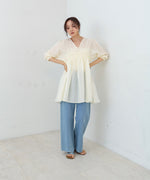 ギャザーミニワンピース