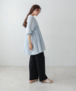 ギャザーミニワンピース