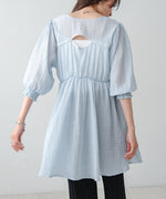 ギャザーミニワンピース