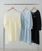 ギャザーミニワンピース