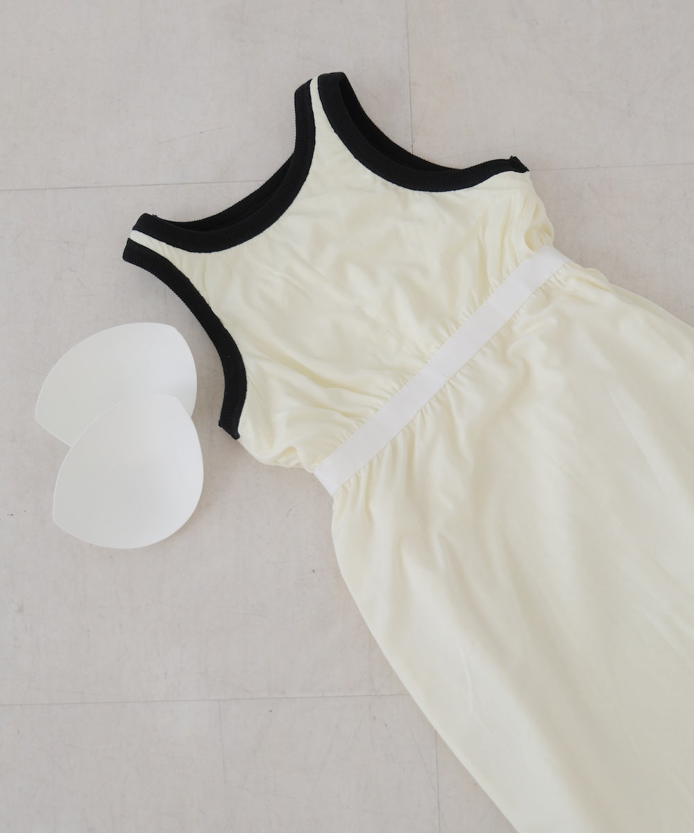 【S・Mサイズ展開】カップ付きアメスリワンピース