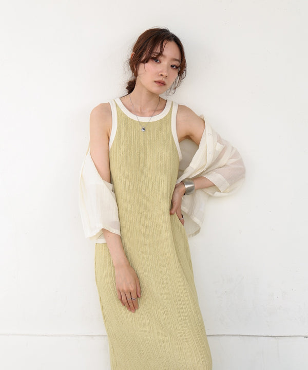 【S・Mサイズ展開】カップ付きアメスリワンピース