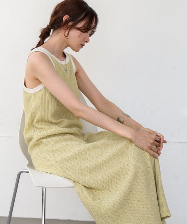 【S・Mサイズ展開】カップ付きアメスリワンピース