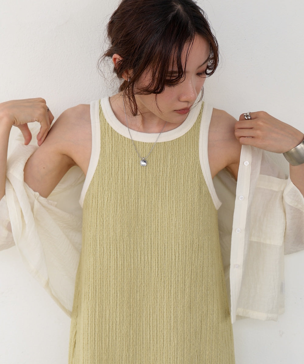 【S・Mサイズ展開】カップ付きアメスリワンピース