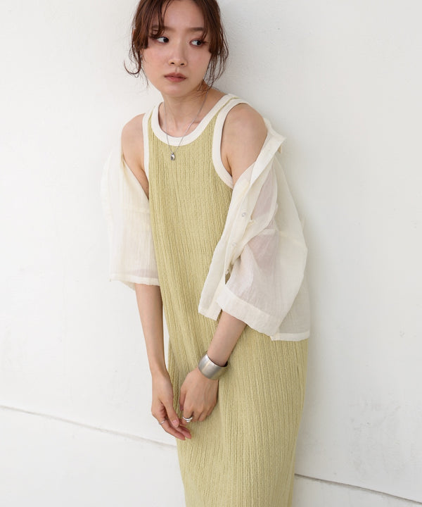 【S・Mサイズ展開】カップ付きアメスリワンピース