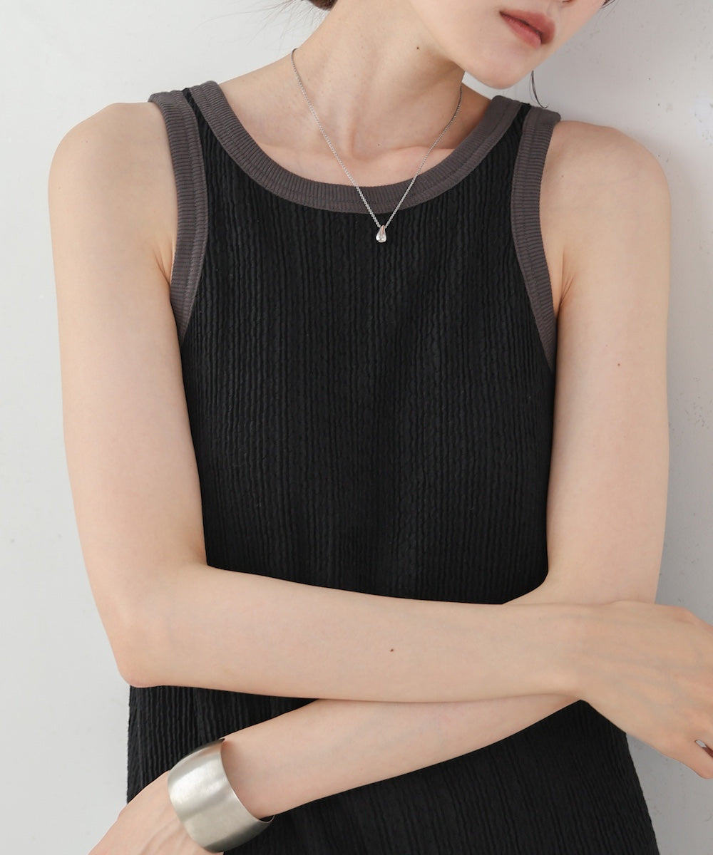 【S・Mサイズ展開】カップ付きアメスリワンピース