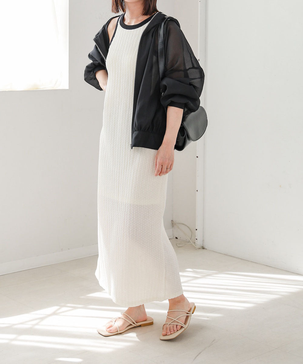 【S・Mサイズ展開】カップ付きアメスリワンピース