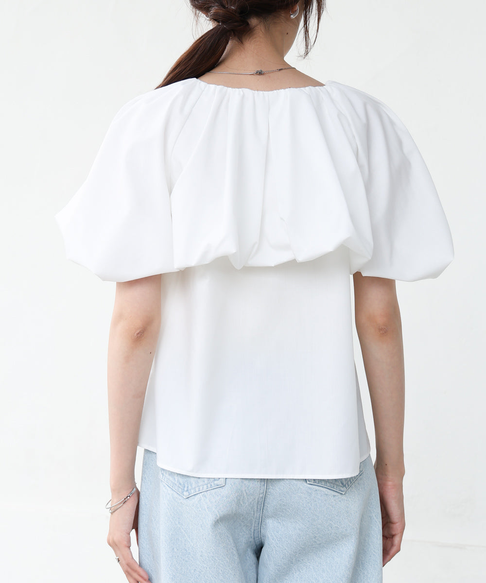 バルーンデザインブラウス