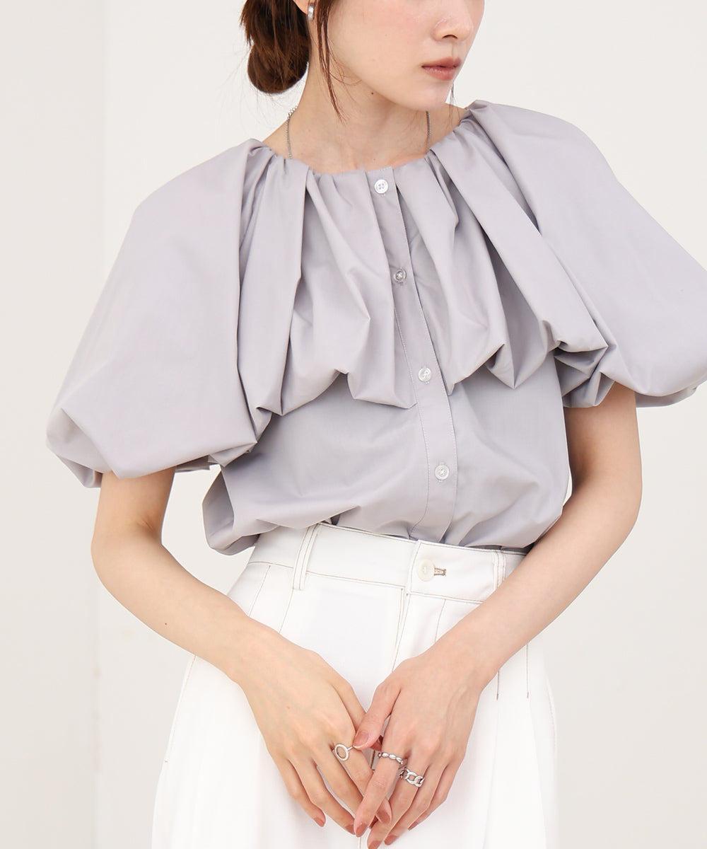 バルーンデザインブラウス