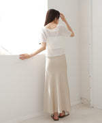 ウェーブデザイン半袖カットソー