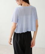 ウェーブデザイン半袖カットソー