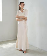 【S・Mサイズ展開】裾シアーサテンナロースカート