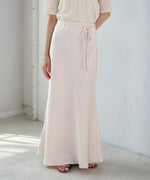 【S・Mサイズ展開】裾シアーサテンナロースカート