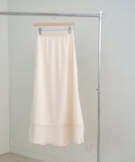 【S・Mサイズ展開】裾シアーサテンナロースカート
