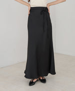 【S・Mサイズ展開】裾シアーサテンナロースカート