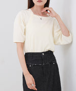 アシメコクーンスリーブカットソー