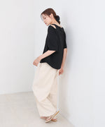 アシメコクーンスリーブカットソー