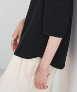 アシメコクーンスリーブカットソー