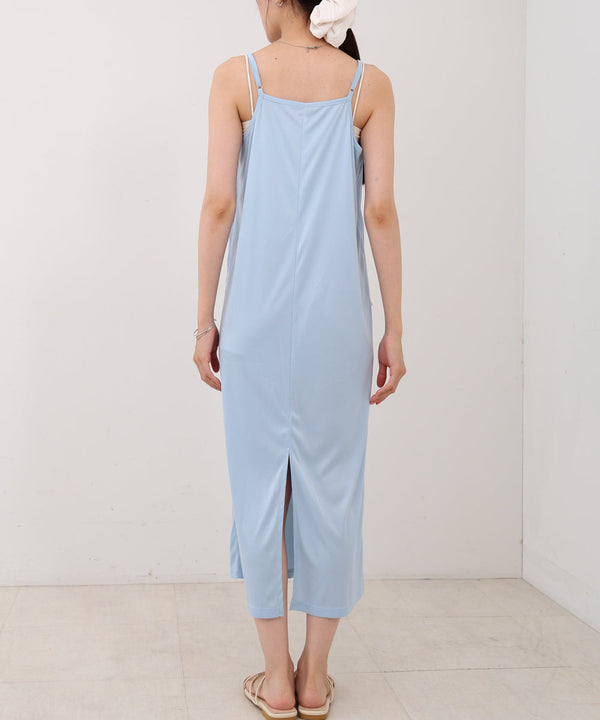 【S・Mサイズ展開】Ｖネックギャザーリボンワンピース