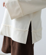 ビッグカラー2WAYスウェットトップス