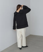 ビッグカラー2WAYスウェットトップス