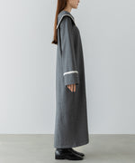 【選べるサイズ展開】ビッグカラースウェットワンピース