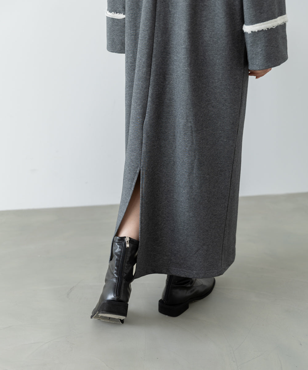 【選べるサイズ展開】ビッグカラースウェットワンピース