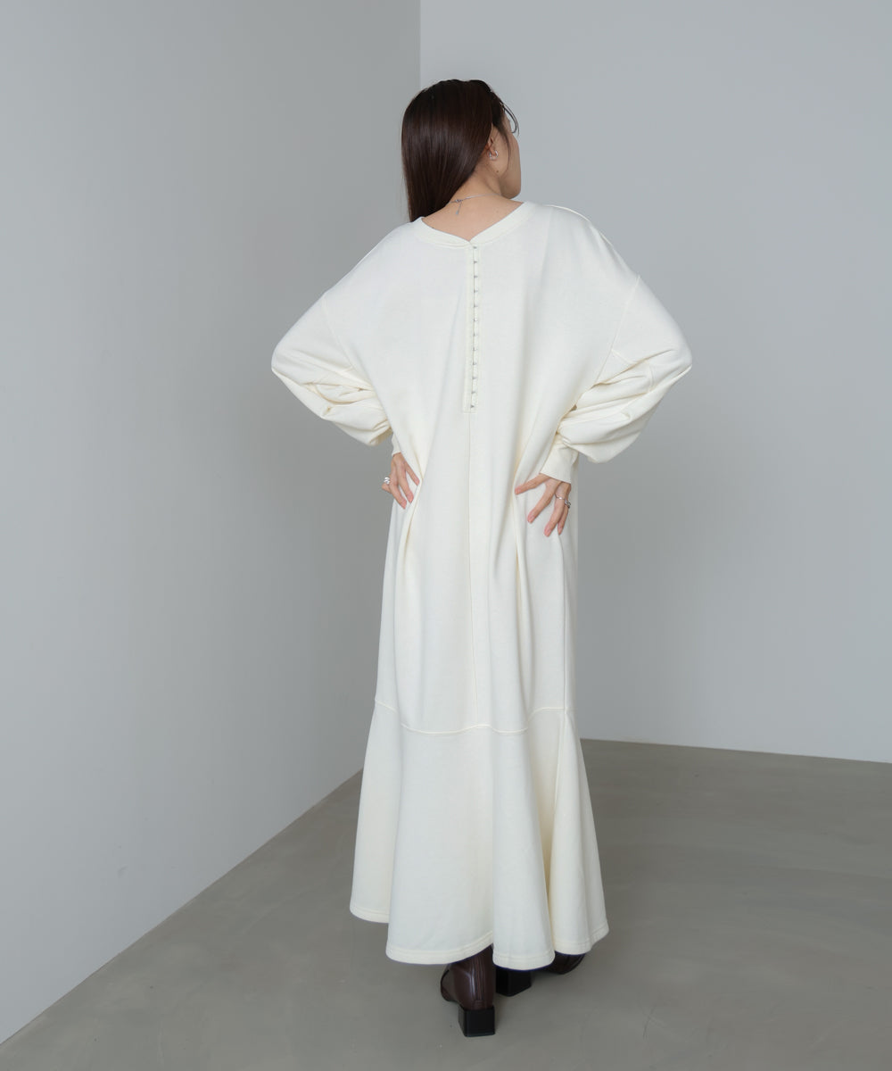 前後２ＷＡＹホックプリントマーメイドスウェットワンピース