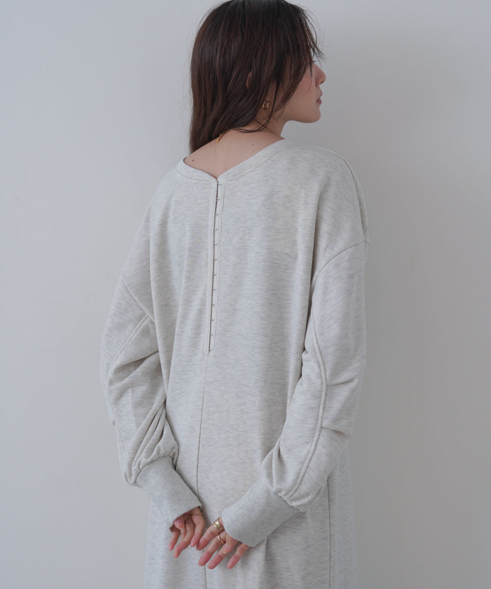 前後２ＷＡＹホックプリントマーメイドスウェットワンピース