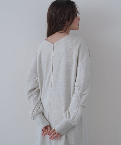 前後２ＷＡＹホックプリントマーメイドスウェットワンピース