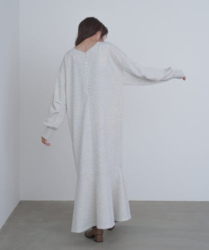 前後２ＷＡＹホックプリントマーメイドスウェットワンピース