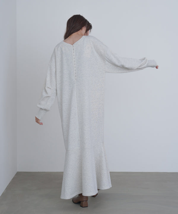 前後２ＷＡＹホックプリントマーメイドスウェットワンピース