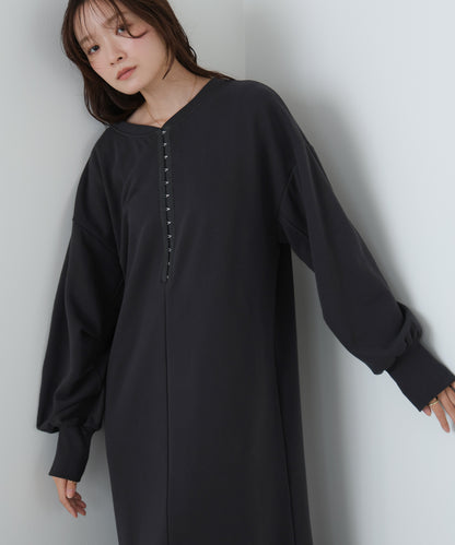 前後２ＷＡＹホックプリントマーメイドスウェットワンピース