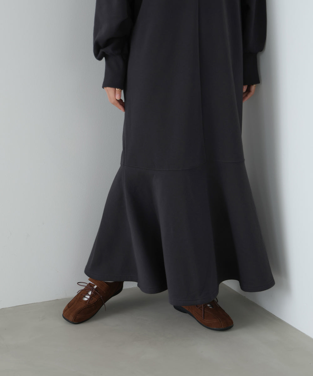 前後２ＷＡＹホックプリントマーメイドスウェットワンピース