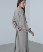 前後２ＷＡＹホックプリントマーメイドスウェットワンピース